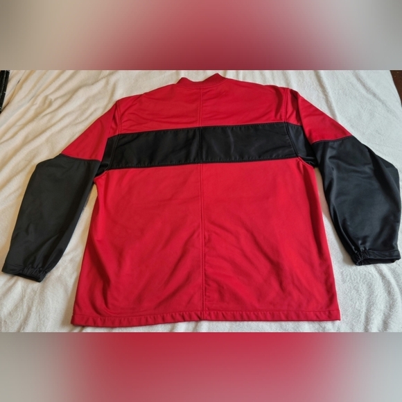 Rare Vintage Starter Zip-Up Jacket Mens Size XLT (46/48) Black Red Coat 90s Y2K - Picture 7 of 15